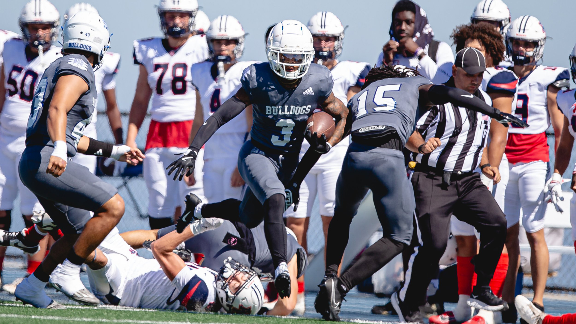 Hassan Mihasin returned last week's opening kickoff 100 yards for a touchdown against American River. (Photo by Patrick Nguyen / @patrophoto)