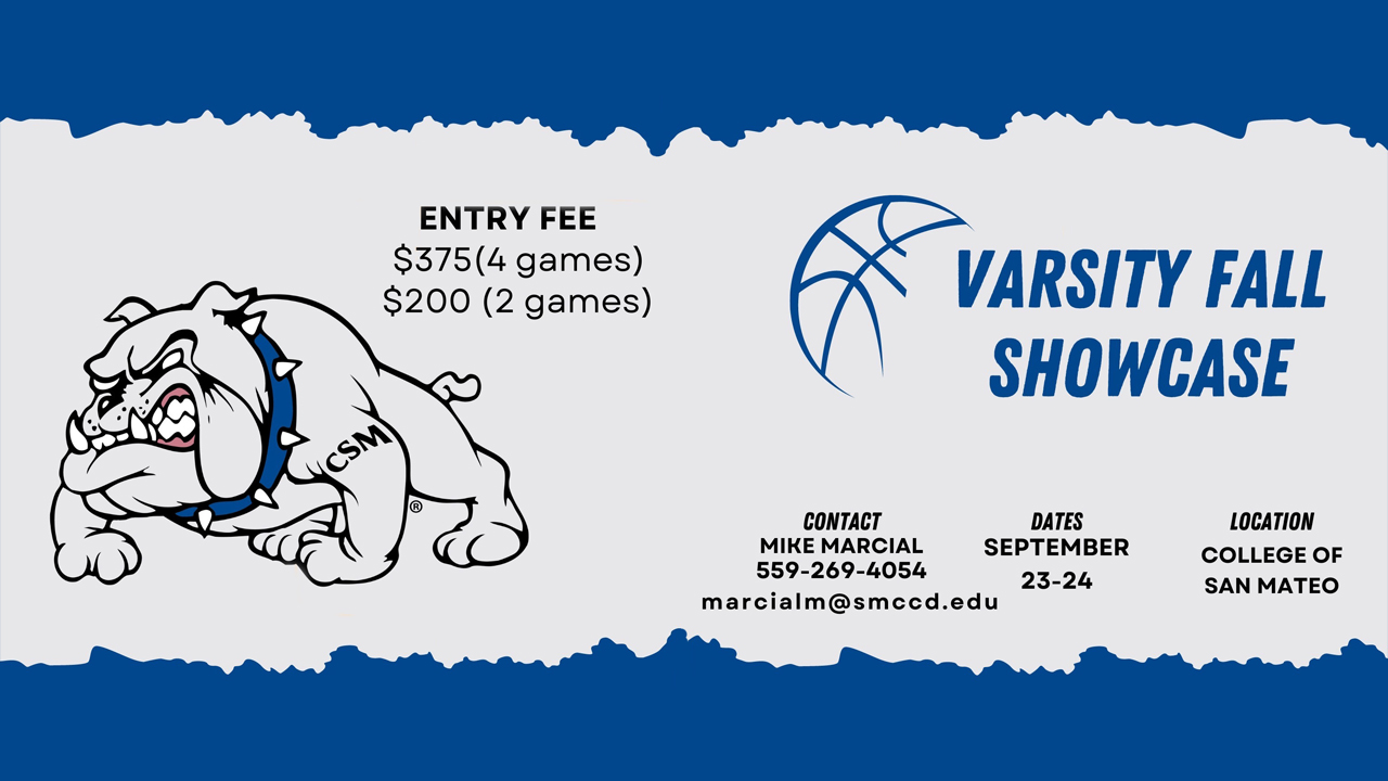 Registration now open for 2023 CSM Basketball Varsity Fall Showcase